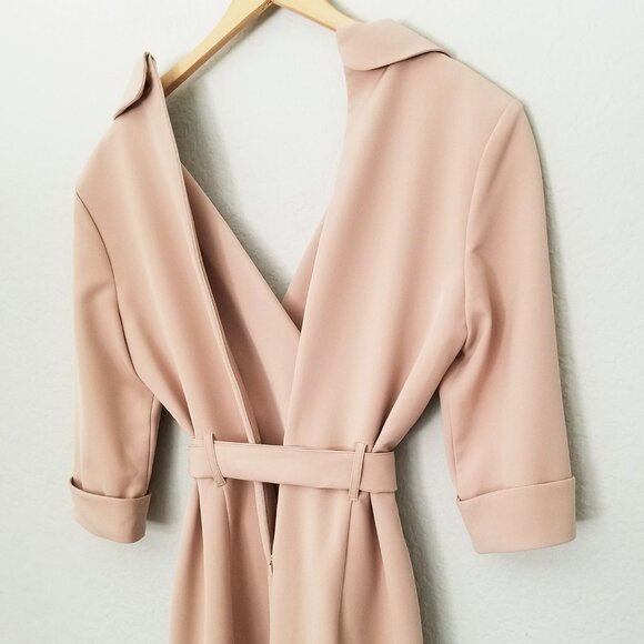 Black Halo Women's Mini Dress in Blush Pink - Picture 11 of 15